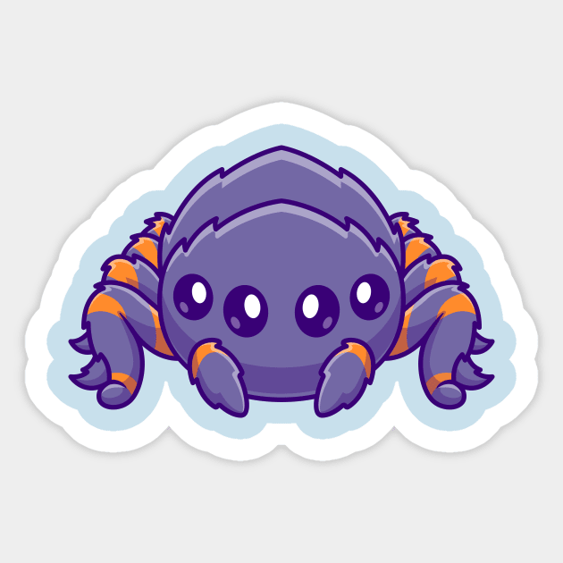 Cute Tarantula Cartoon Sticker by Catalyst Labs